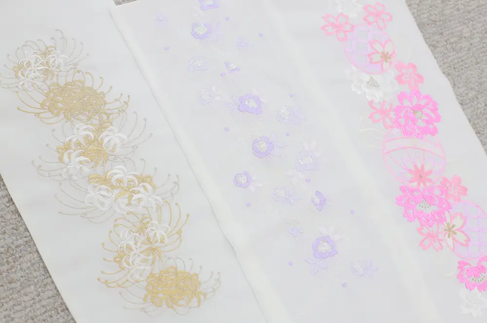 2025年最新】振袖を格上げする4大小物トレンド！刺繍半衿・重ね衿