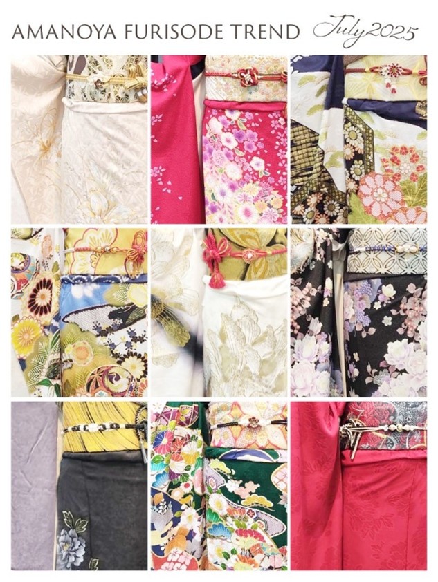 2025年8月にあまのやで選ばれた振袖